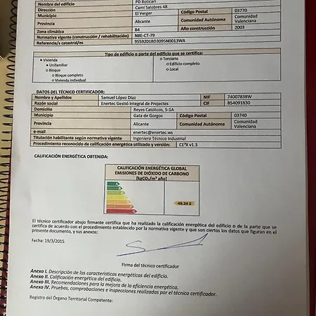 Playa Iii 펜션 데니아